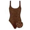 Mc2 Saint Barth Costumes Whole Woman  - Lra Shiny Rhinestones Leopard 18 - N.d.