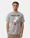 Mc2 Saint Barth X Snoopy Printed T-shirt In Gray