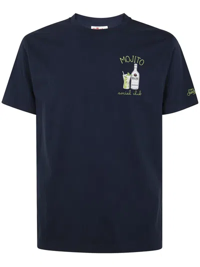Mc2 Saint Barth Cotton Classic T-shirt Clothing In Blue