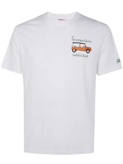 Mc2 Saint Barth Cotton Classic T-shirt Clothing In White
