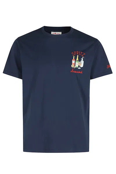 Mc2 Saint Barth Cotton Classic T Shirt In Emb
