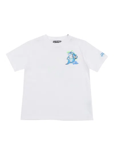 Mc2 Saint Barth Kids' Cotton Classic T Shirt In White