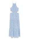 Mc2 Saint Barth Cotton Dress In Blue