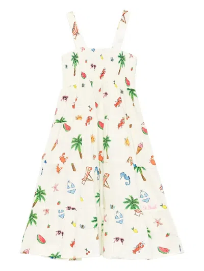 Mc2 Saint Barth Cotton Dress In Multi