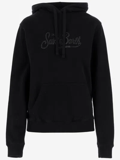 Mc2 Saint Barth Virginia Winter Sweatshirt In Black  
