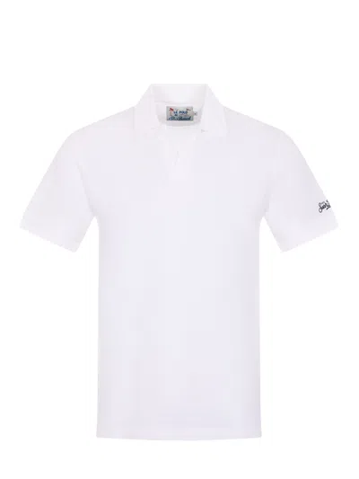 Mc2 Saint Barth Cotton Pique Polo