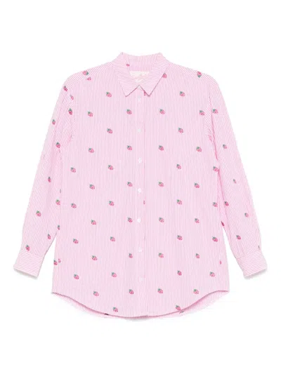 Mc2 Saint Barth Cotton Shirt In Pink