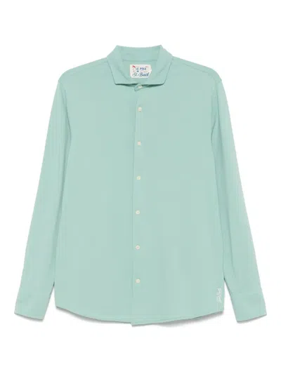Mc2 Saint Barth Cotton Shirt In Green