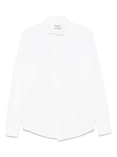 Mc2 Saint Barth Cotton Shirt In White