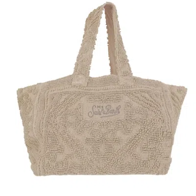 Mc2 Saint Barth Cotton Shoulder Bag In Multi