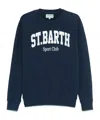 Mc2 Saint Barth Brushed Cotton Sport Club Crew-neck Sweatshirt With Printed