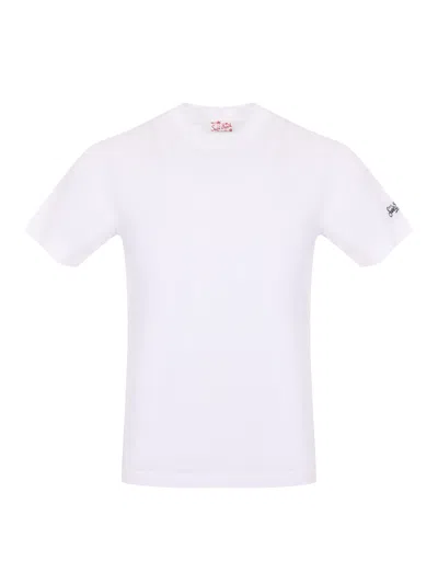 Mc2 Saint Barth Cotton T-shirt In White