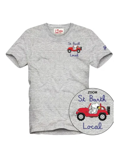 Mc2 Saint Barth Cotton T-shirt In Gray