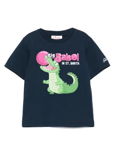 Mc2 Saint Barth Cotton T-shirt In Blue