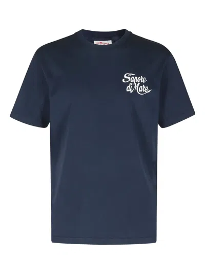 Mc2 Saint Barth Cotton T-shirt In Blue