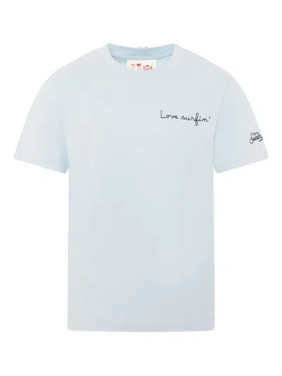 Mc2 Saint Barth Cotton T-shirt In Blue