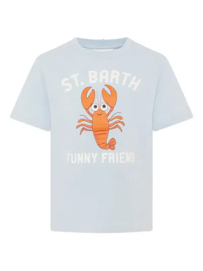 Mc2 Saint Barth Cotton T-shirt In Blue