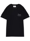 Mc2 Saint Barth Embroidered T-shirt In Black