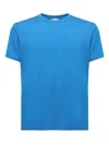 Mc2 Saint Barth Short-sleeve Crew-neck T-shirt In Blue