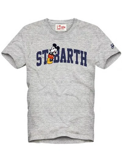 Mc2 Saint Barth Cotton T-shirt Clothing In Gray