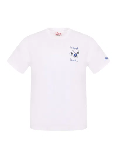 Mc2 Saint Barth Cotton T-shirt In White