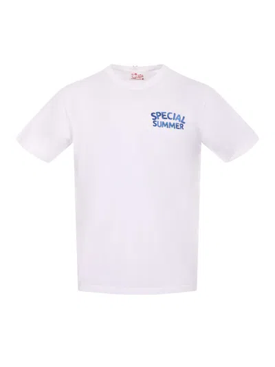 Mc2 Saint Barth Cotton T-shirt In White