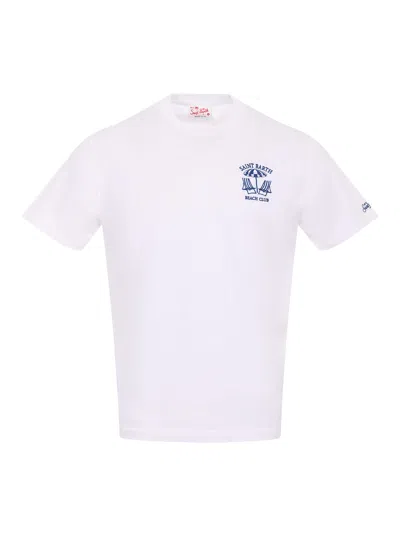 Mc2 Saint Barth Cotton T-shirt In White