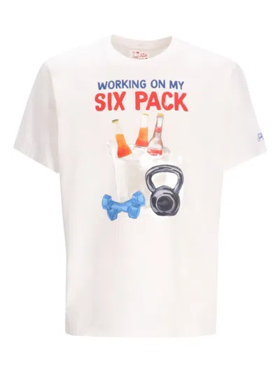 Mc2 Saint Barth Cotton T-shirt In White