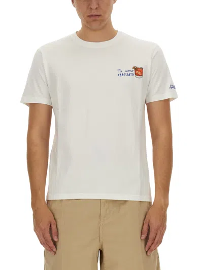 Mc2 Saint Barth Cotton T-shirt In White