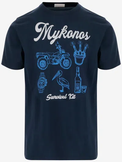 Mc2 Saint Barth Mykonos T-shirt In Blue