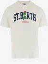 Mc2 Saint Barth Logo-print Round-neck T-shirt In White