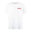 Mc2 Saint Barth Man Cotton T-shirt With St. Barth Island Print