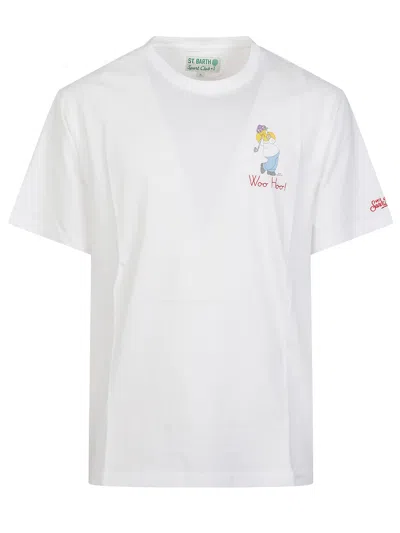 Mc2 Saint Barth Classic Mini T-shirt For Men In Brown