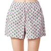 Mc2 Saint Barth Woman Radical Flower Classic Swim Briefs Marielle In Pink
