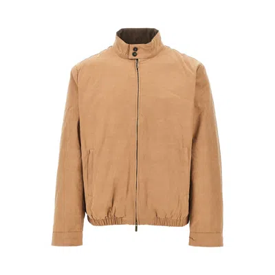 Mc2 Saint Barth Cotton-blend Padded Jacket In Brown