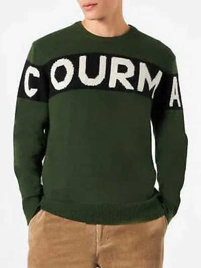 Pre-owned Mc2 Saint Barth Courma Blended Cashmere Man Sweater In Green