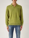 Mc2 Saint Barth Long-sleeved Polo Shirt In Pistacchio