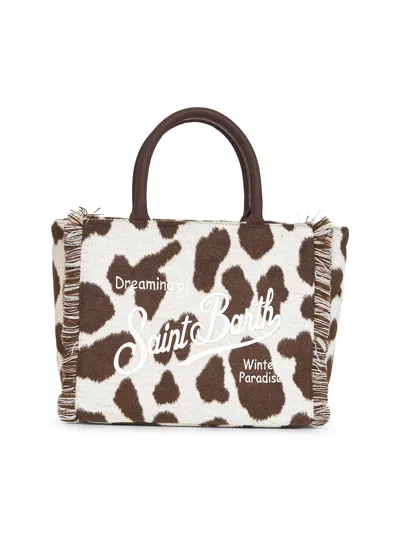 Mc2 Saint Barth Cow Colette Felt Handbag