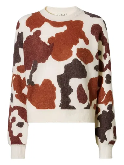MC2 SAINT BARTH COW PRINT SWEATER