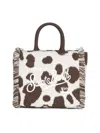 Mc2 Saint Barth Cow Vanity Mini Felt Handbag