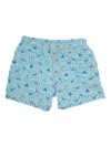 Mc2 Saint Barth Crab-print Swim Shorts In Multi