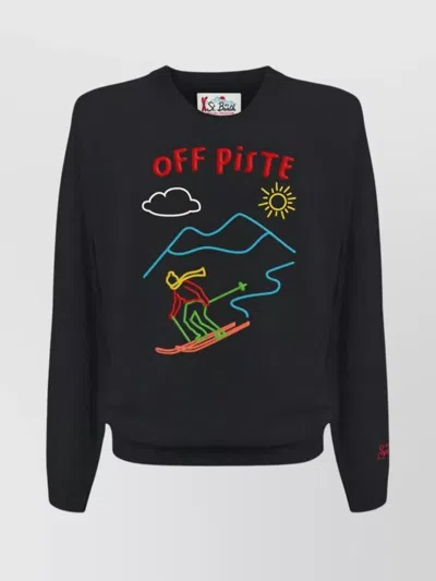MC2 SAINT BARTH CREW NECK GRAPHIC DESIGN LONG SLEEVES SWEATER
