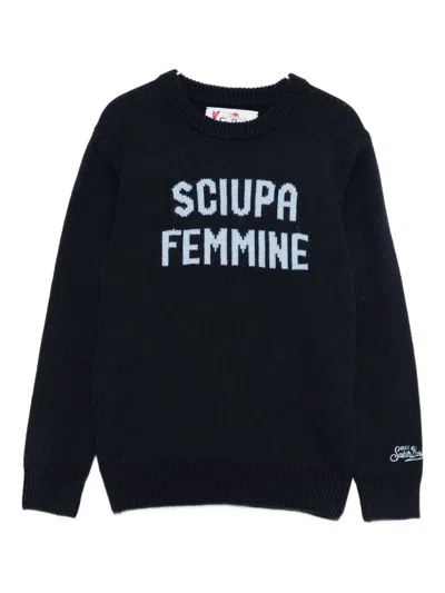 MC2 SAINT BARTH CREW-NECK INTARSIA SWEATER