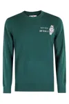 Mc2 Saint Barth Crew Neck Light Sweater In Green