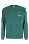 Mc2 Saint Barth Heron Light Crew-neck Sweater In Green