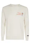 Mc2 Saint Barth Crew Neck Light Sweater In Emb Non Astemio