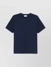 Mc2 Saint Barth Crew Neck Plain Design Short Sleeves In Blue