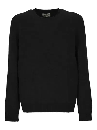 Mc2 Saint Barth Crew-neck Sweater In Black