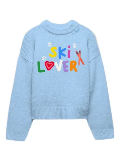 Mc2 Saint Barth Kids' Crew-neck Sweater In Blue