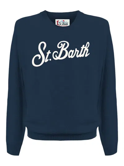 Mc2 Saint Barth Kids' Crew-neck Sweater In Blue
